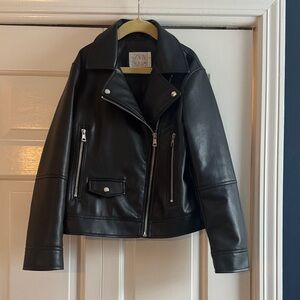 Girls faux leather jacket